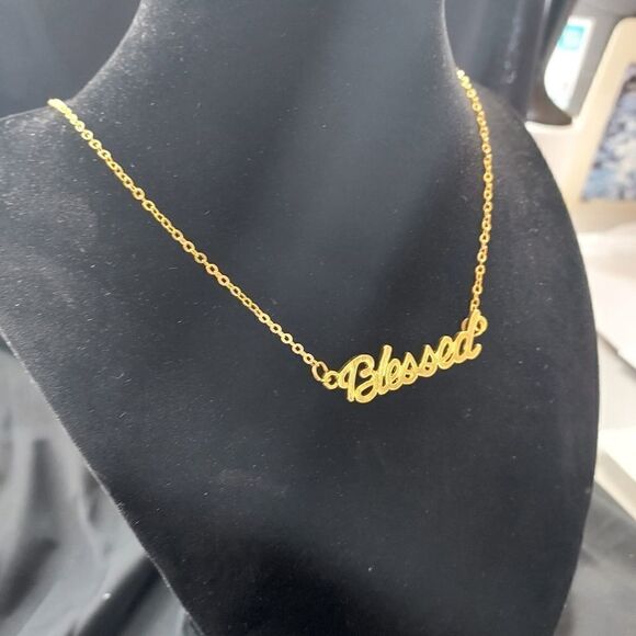 GOLD BLESSED UNISEX NECKLACE  - Picture 13 of 15